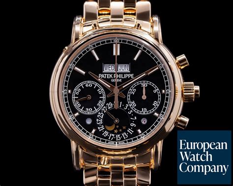 patek philippe rose gold perpetual calendar chronograph ref.5204-1r|patek philippe 5204r 001.